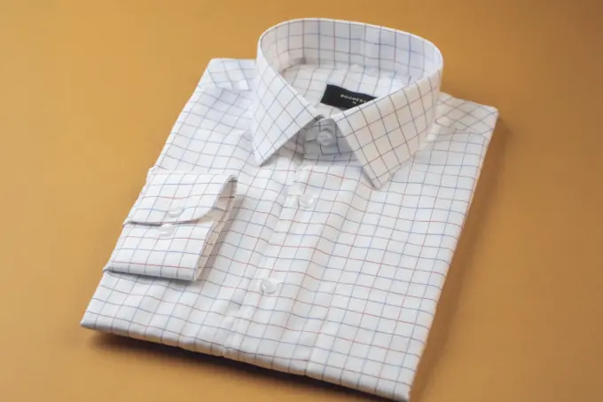Forever Fresh Dobby Check Shirt- Wrinkle Resistant(FS091) - Image 5