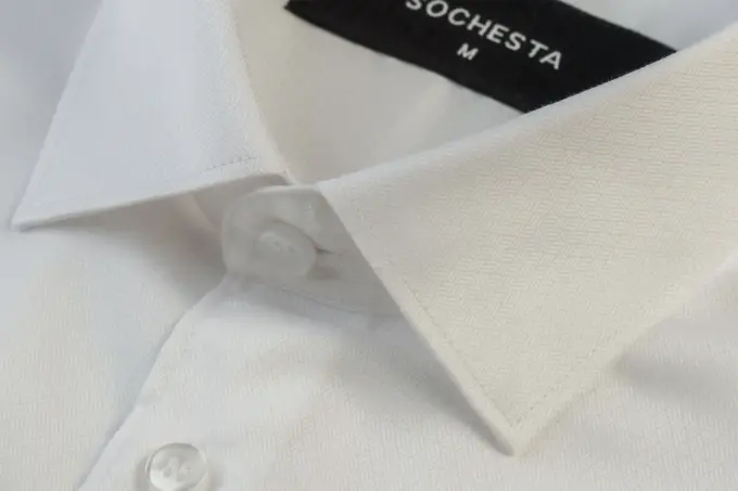 Mini Lattice – White Dobby Cotton Shirt(FS112)