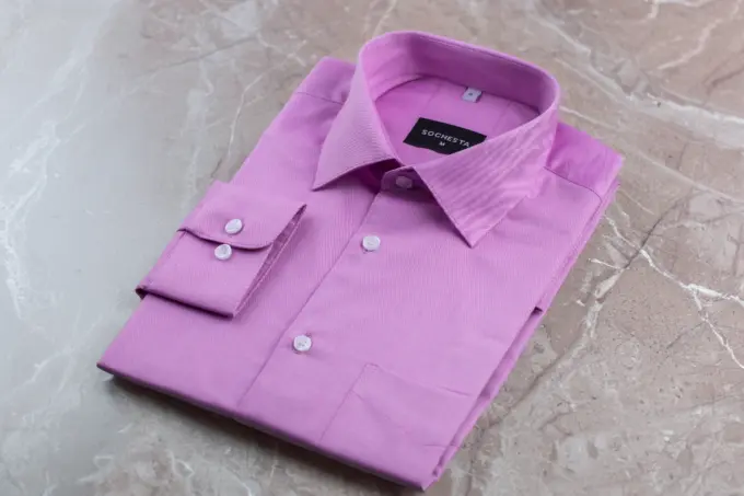 Royal Twill Light Lavender Executive Shirt(FS119) - Image 5