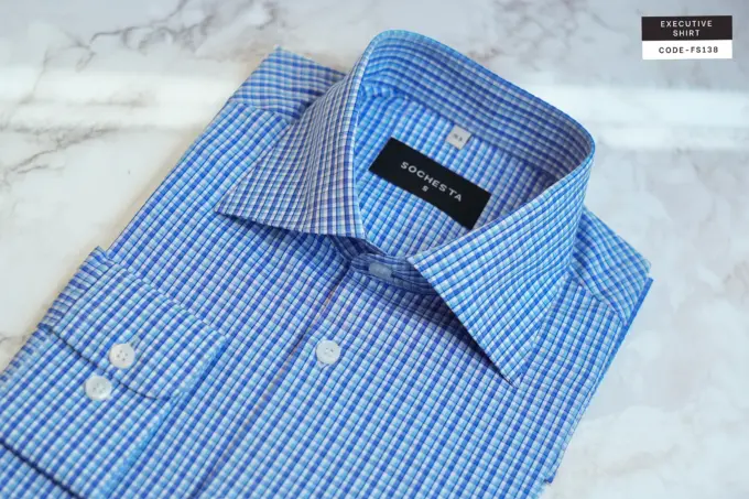 Glacier Grit Check Soft Cotton Shirt(FS138) - Image 5