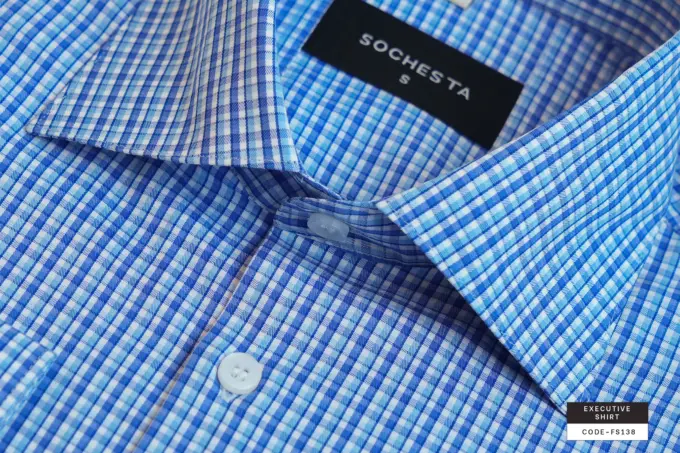 Glacier Grit Check Soft Cotton Shirt(FS138)