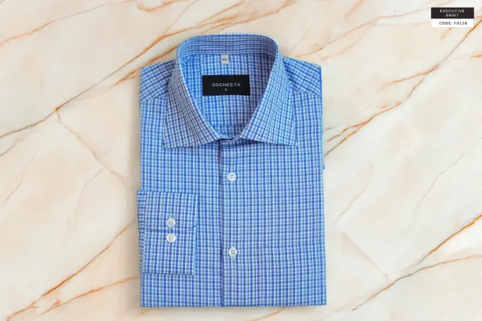 Glacier Grit Check Soft Cotton Shirt(FS138) - Image 3