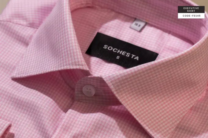 Light Fuchsia Pink Giza Cotton Executive Shirt(FS145)