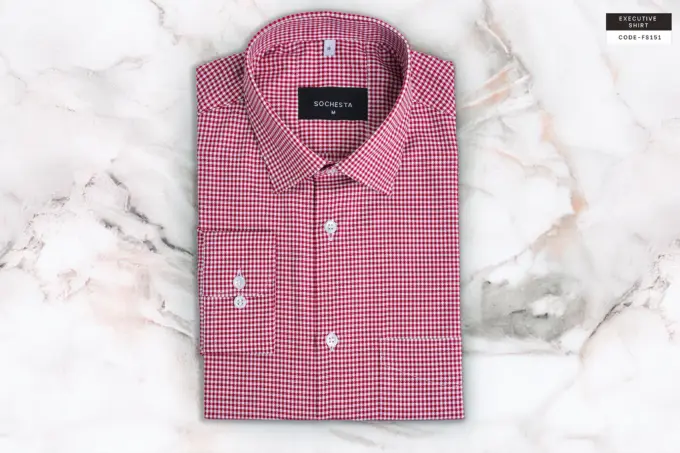 Ruby Redstone Houndstooth Shirt(FS151) - Image 2