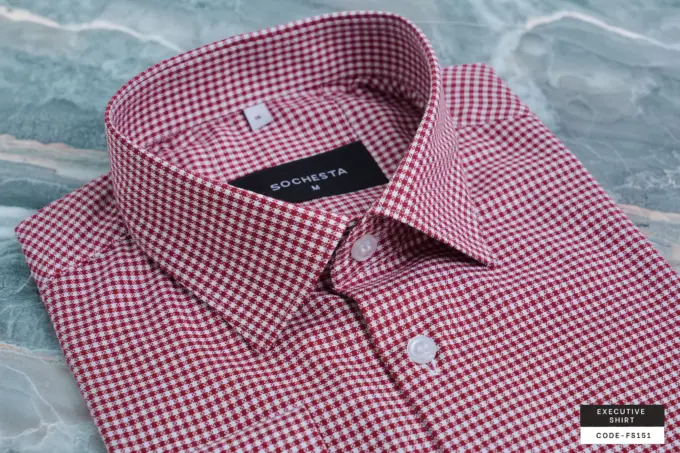 Ruby Redstone Houndstooth Shirt(FS151) - Image 5