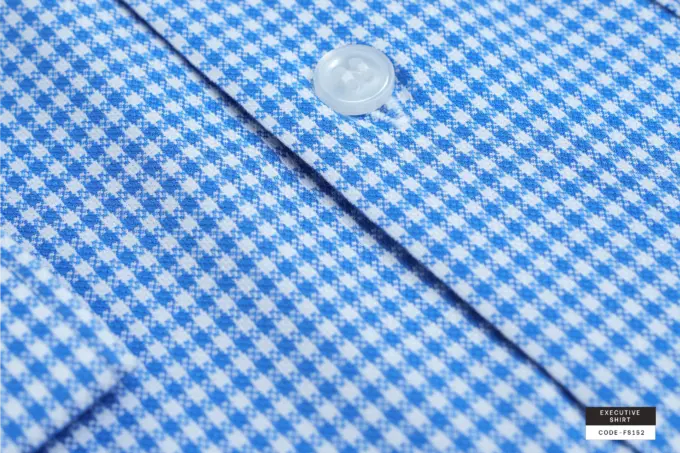 Classic Bluestone Houndstooth Shirt(FS152) - Image 6