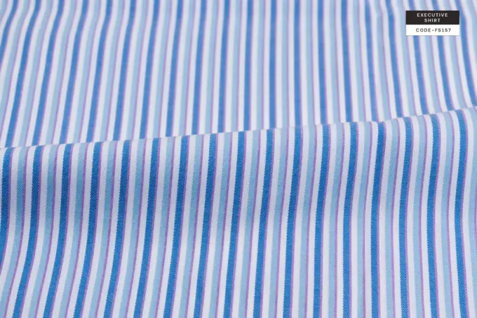 Lavender Lines Soft Stripe Executive Shirt(FS157) - Image 3