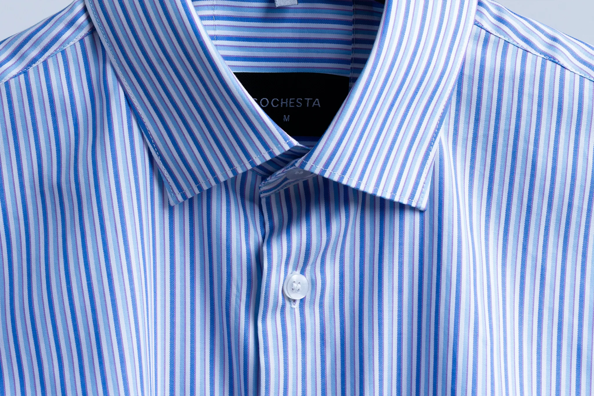 Lavender Lines Soft Stripe Executive Shirt(FS157) - Image 8