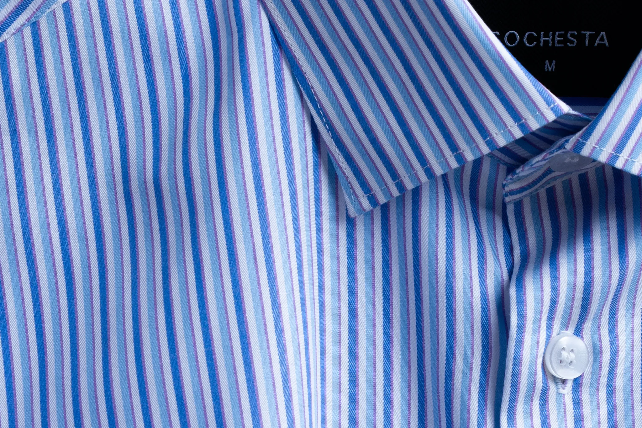 Lavender Lines Soft Stripe Executive Shirt(FS157) - Image 5