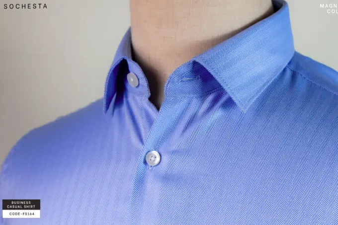 Royal Lighter Sky Blue Giza Cotton Executive Shirt(FS164) - Image 2