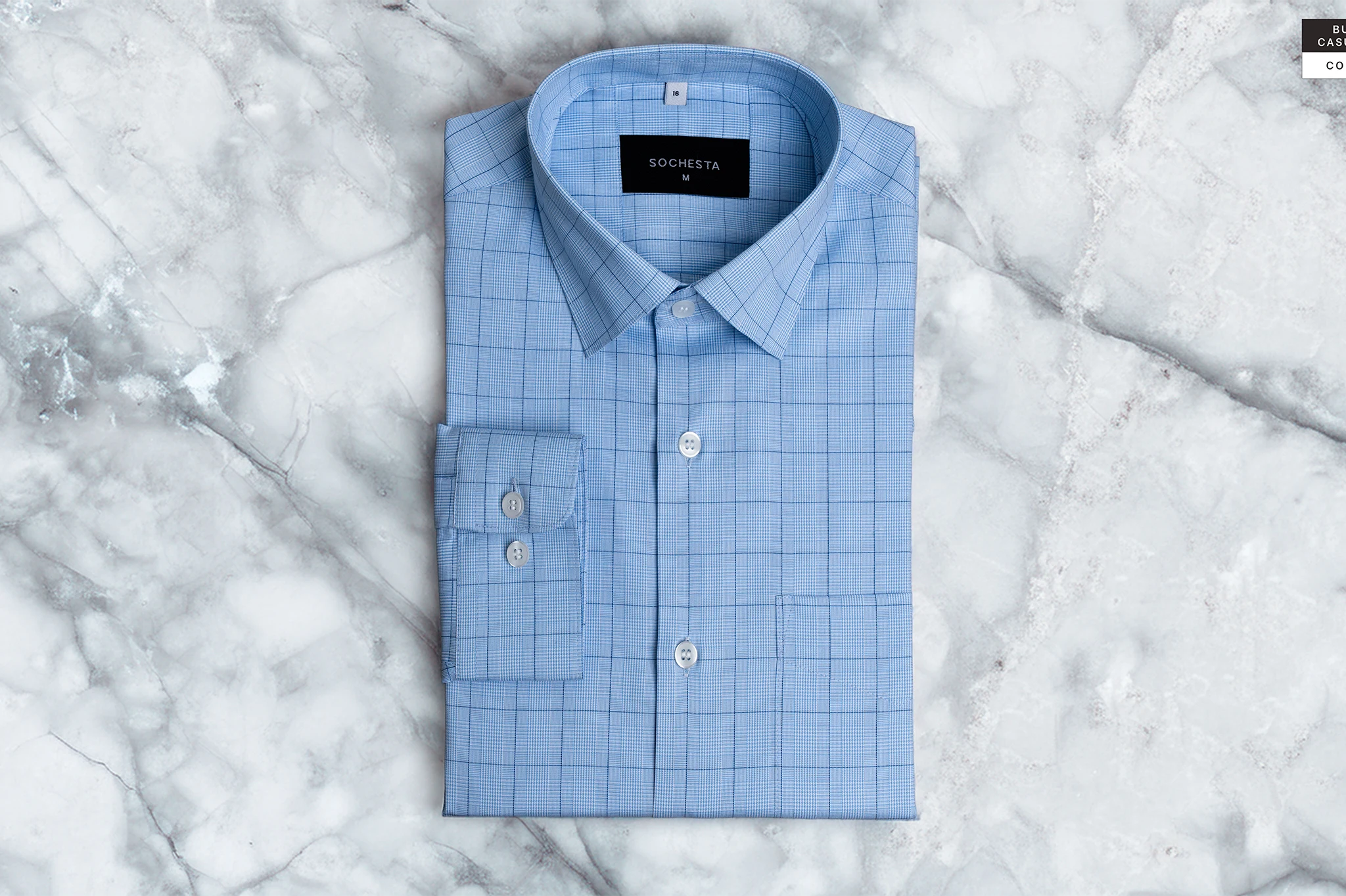 Skyfall Crisp Oxford Tartan Check(FS172) - Image 2