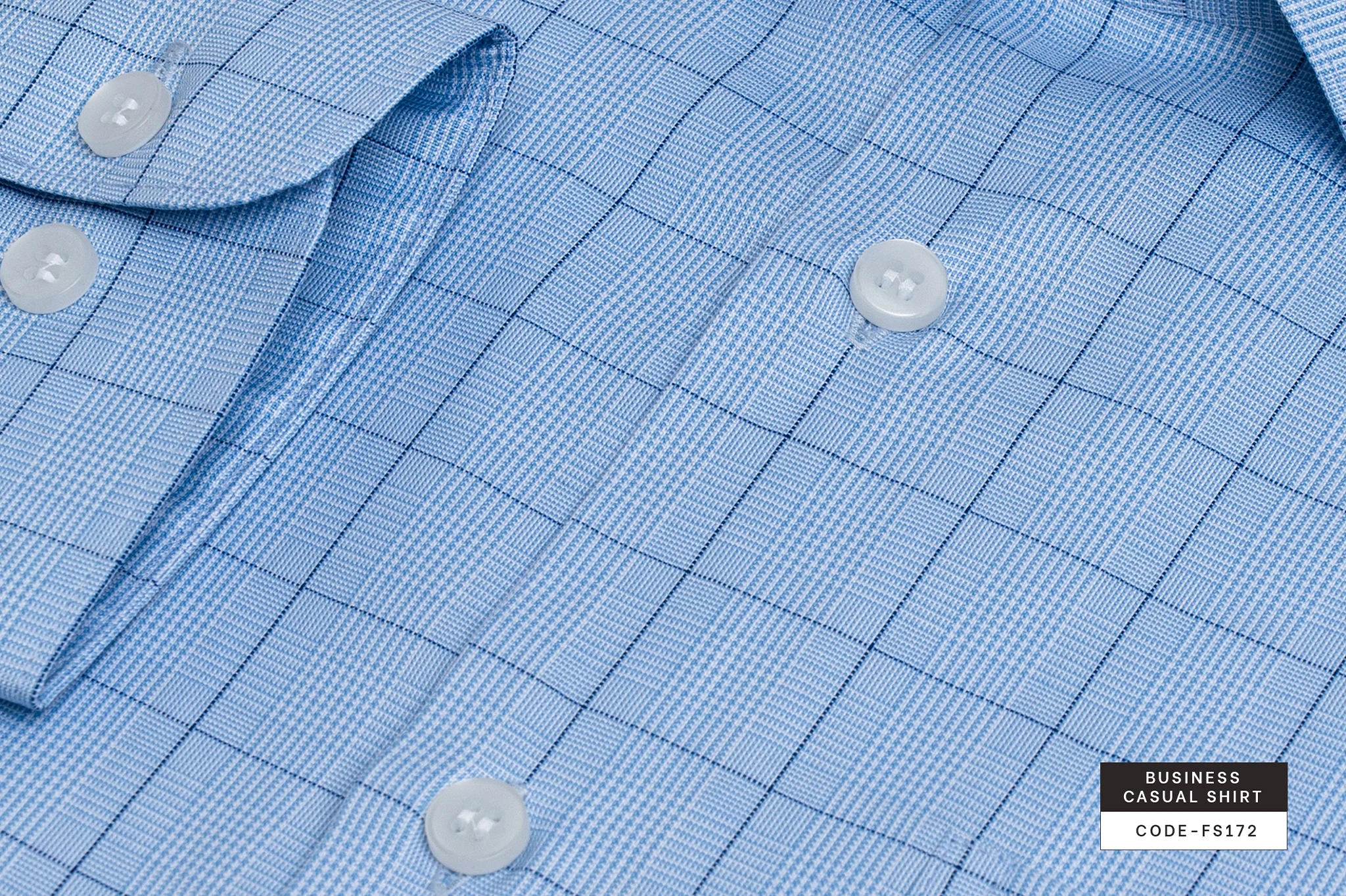 Skyfall Crisp Oxford Tartan Check(FS172) - Image 6