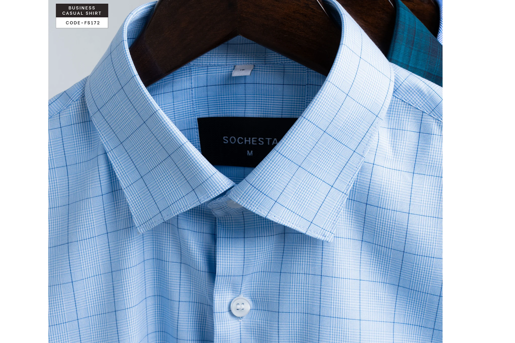 Skyfall Crisp Oxford Tartan Check(FS172) - Image 5