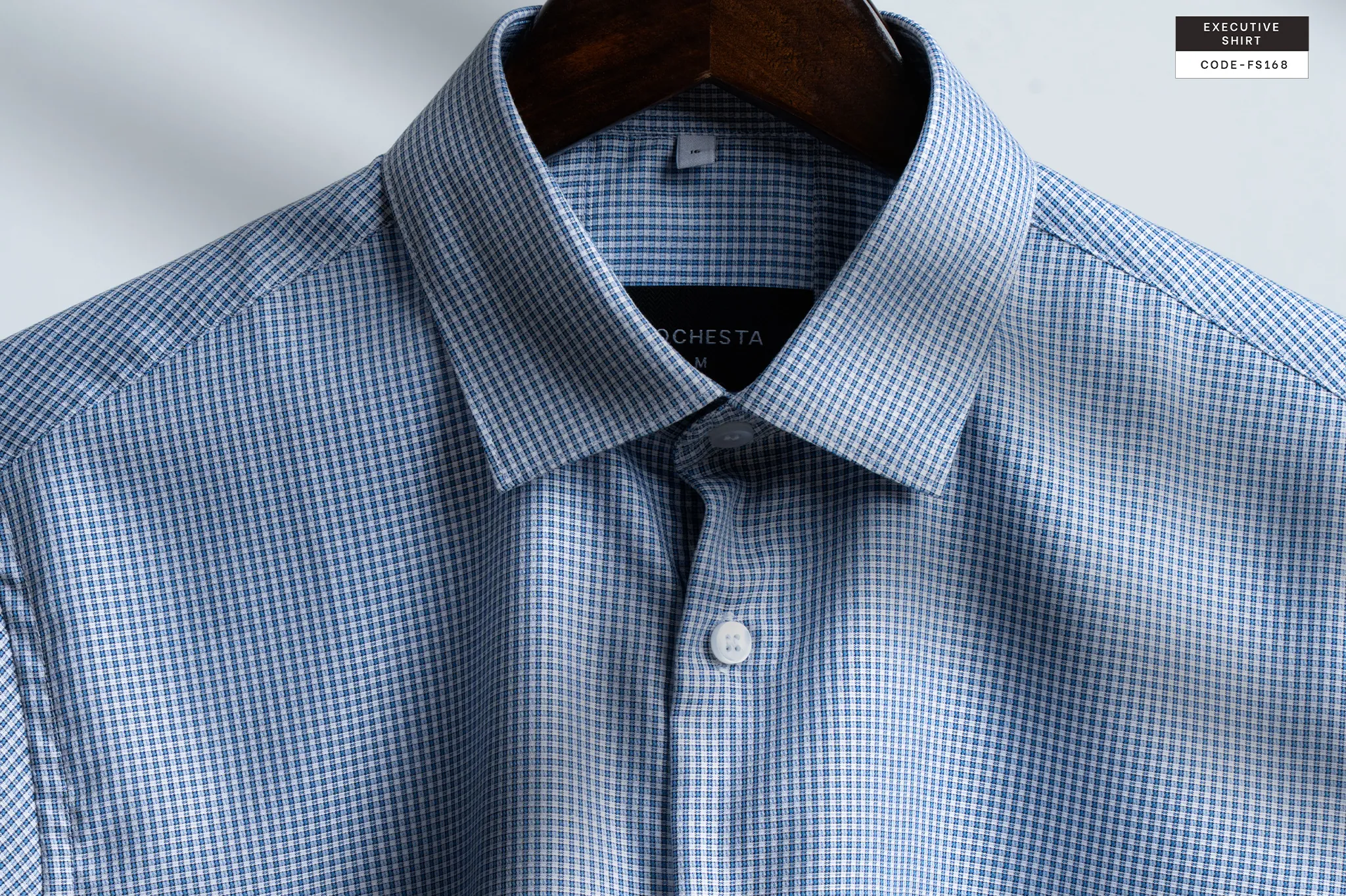 Faded Powder Blue Mistline Executive Shirt(FS168) - Image 6