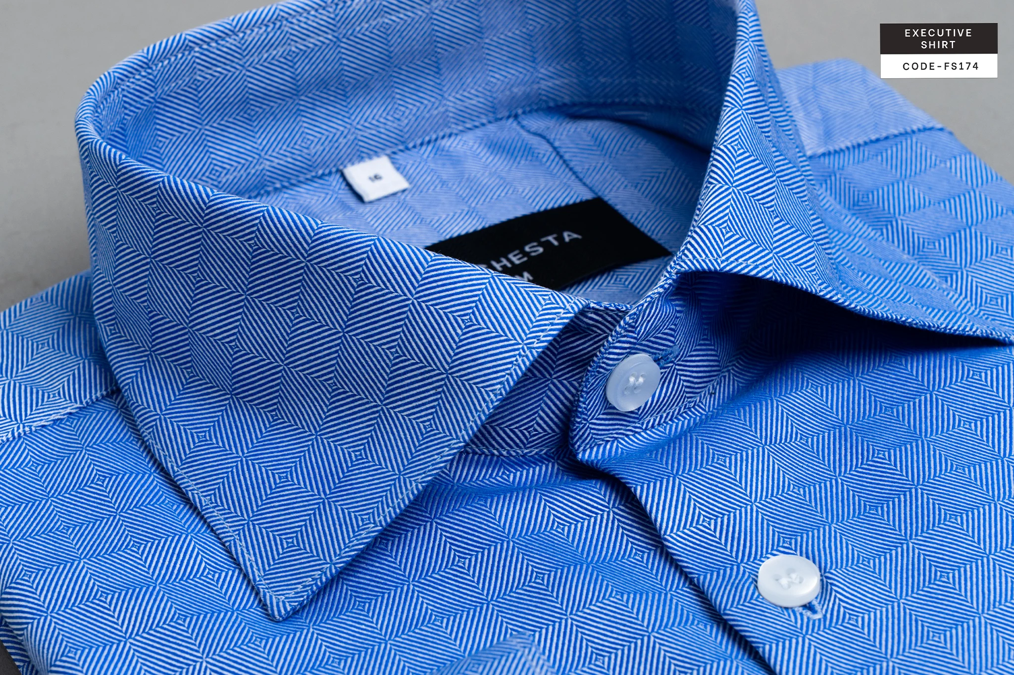 Rhombus Royale Wrinkle Resistant Giza Cotton Shirt(FS174) - Image 5