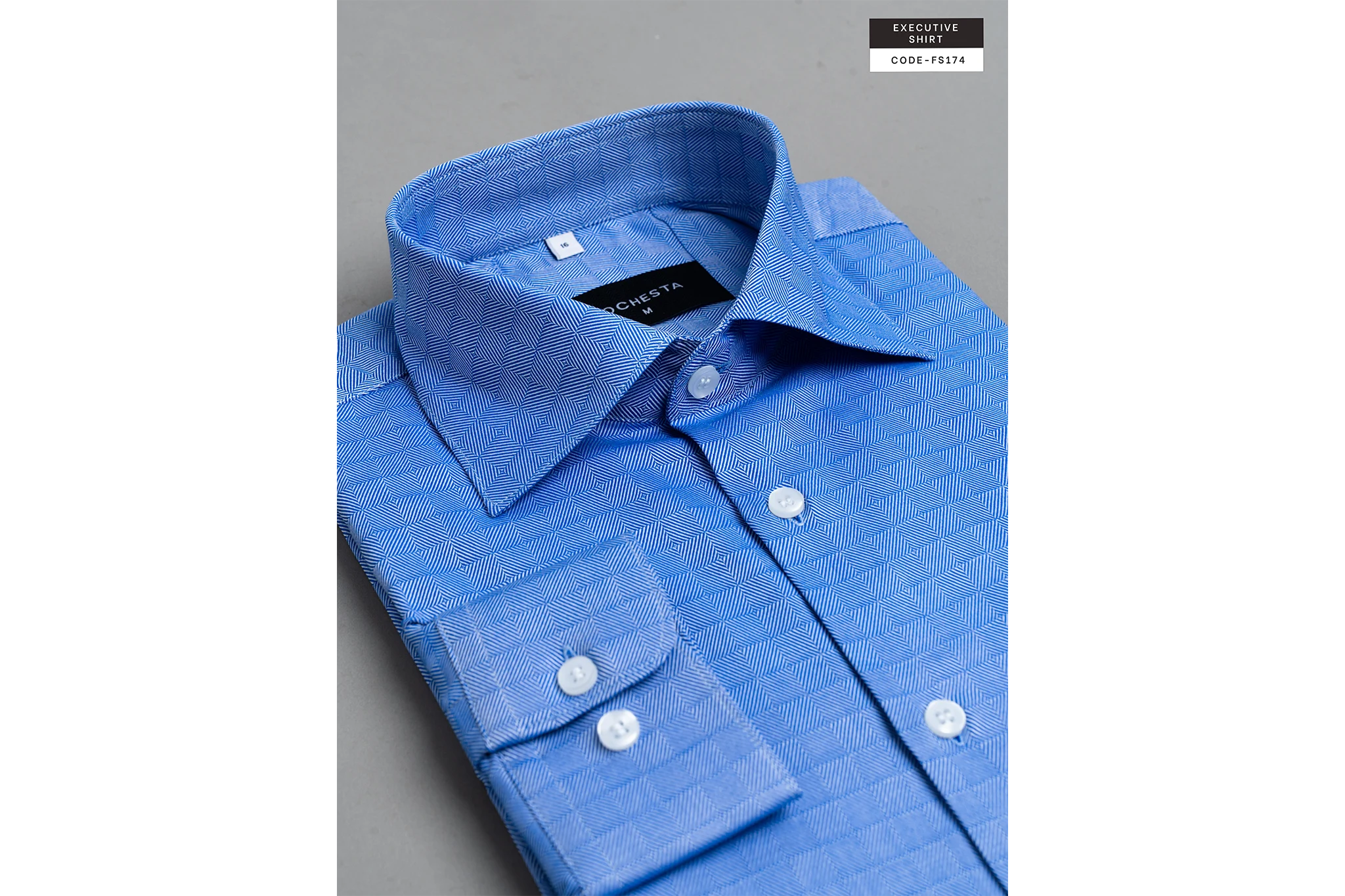 Rhombus Royale Wrinkle Resistant Giza Cotton Shirt(FS174) - Image 7