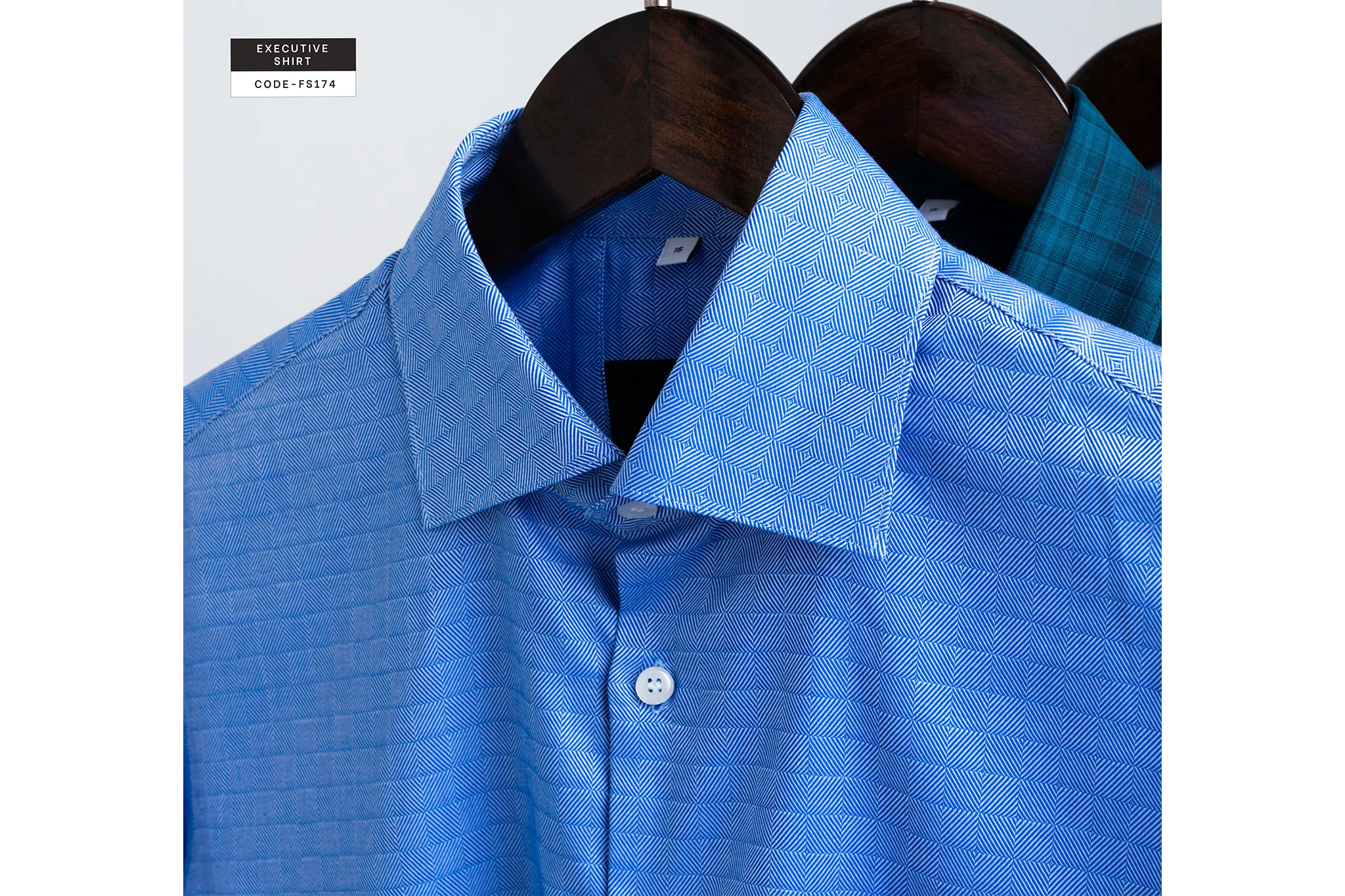 Rhombus Royale Wrinkle Resistant Giza Cotton Shirt(FS174) - Image 6