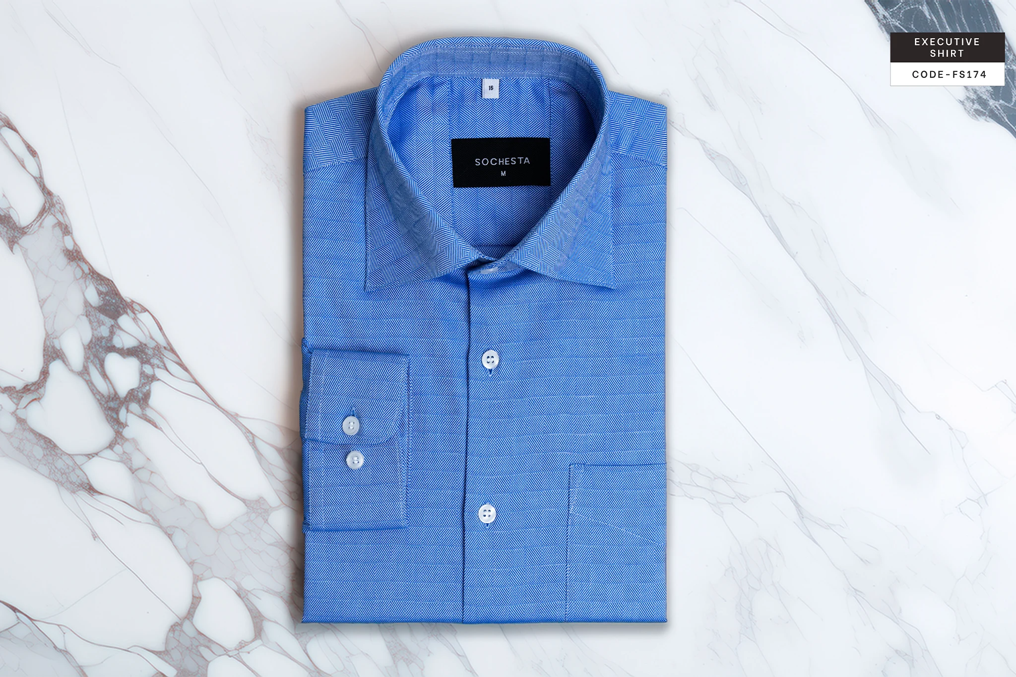 Rhombus Royale Wrinkle Resistant Giza Cotton Shirt(FS174) - Image 2