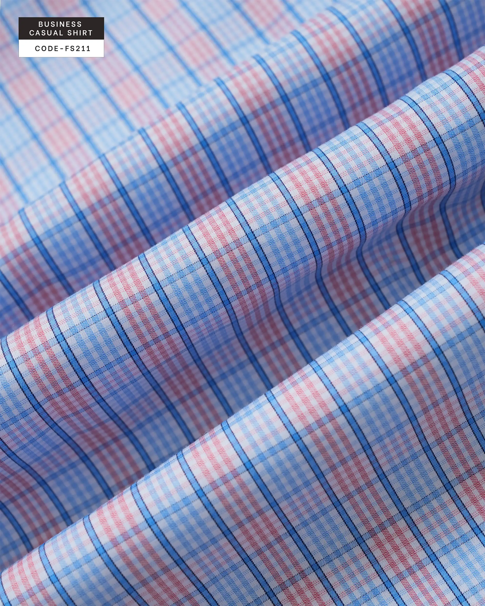Vienna Air Sky Blue and Light Orange Shirt(FS211) - Image 3
